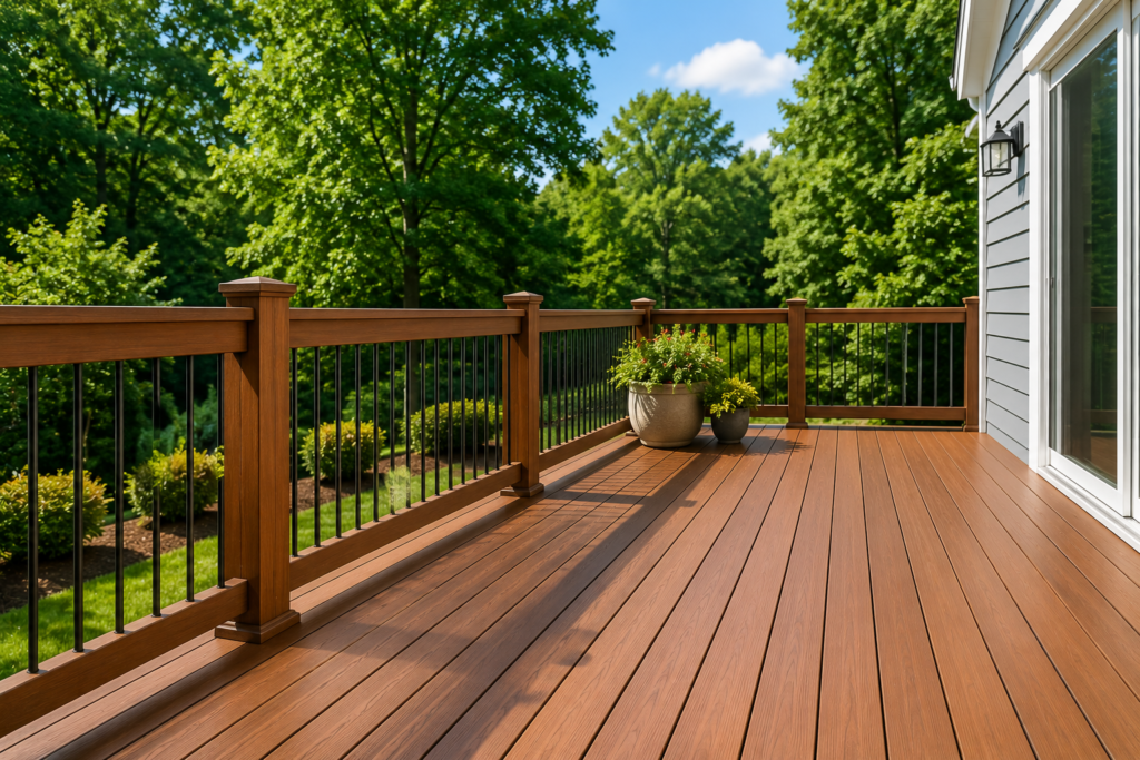 Professional deck staining and painting services for outdoor living spaces in Douglasville, GA.